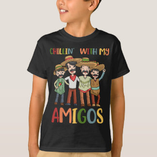 Cinco de Mayo Chillin met mijn Amigos Fiesta Mexic T-shirt