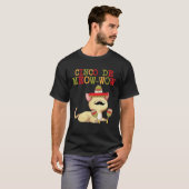 Cinco De Mayo Cinco De Meow Wow T-shirts Chat En (Devant entier)