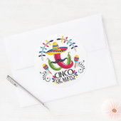 Cinco De Mayo Classic Round Sticker (Envelop)