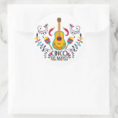 Cinco De Mayo Classic Round Sticker (Tas)