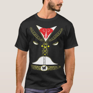 Cinco de Mayo Costume Mexican Mariachi Charro Part T-shirt