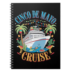 Cinco De Mayo Cruise Mexico Mexicaans Schip Feest Notitieboek