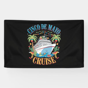 Cinco De Mayo Cruise Mexico Mexicaans Schip Feest Spandoek