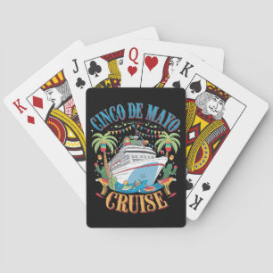 Cinco de Mayo Cruise Mexico Mexicaanse schip Fiest Pokerkaarten