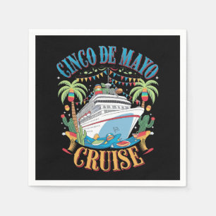 Cinco de Mayo Cruise Mexico Mexicaanse schip Fiest Servet