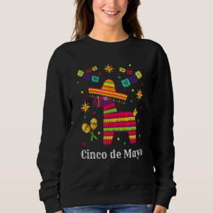 Cinco De Mayo Cute Sombrero Wearing Llama Trui