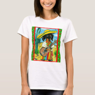 Cinco de Mayo Dachshund T-shirt