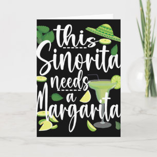Cinco De Mayo Deze Senorita Heeft Eén Margarita Dr Kaart