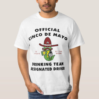 Cinco de Mayo Drink team Aangewezen bestuurder T-shirt