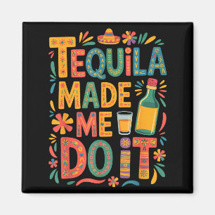 Cinco de mayo drinken grappig feest alcohol  magneet