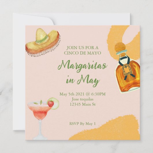 Cinco de Mayo-feest Kaart (Voorkant)