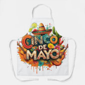 Cinco de Mayo Feest Schort (Voorkant)