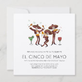 Cinco de Mayo-feest uitnodiging (Voorkant)