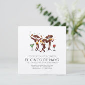 Cinco de Mayo-feest uitnodiging (Staand voorkant)