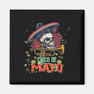 Cinco De Mayo Fiesta Design Viva Mexico Camisa 5 D Magneet