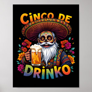 Cinco de Mayo Fiesta Grappig Mexicaans Cinco de Dr Poster