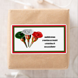 Cinco de mayo, fiesta mexican gepersonaliseerd lab etiket