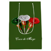 Cinco de mayo, fiesta mexican, gepersonaliseerd medium cadeauzakje (Achterkant)