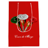 Cinco de mayo, fiesta mexican, gepersonaliseerd medium cadeauzakje (Achterkant)