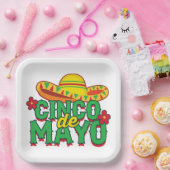 Cinco de Mayo Fiesta Papieren Bordje (Feest)