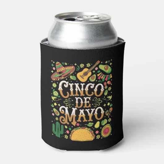 Cinco de Mayo Fiesta Schattigee partij Blikjeskoeler (Blikje Voorkant)