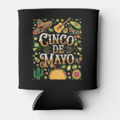 Cinco de Mayo Fiesta Schattigee partij Blikjeskoeler (Voorkant)