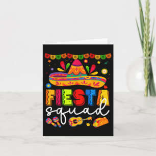 Cinco de Mayo Fiesta Squad Family Matching Group A Kaart