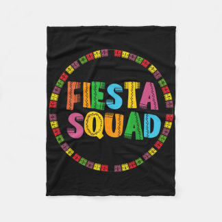 Cinco de Mayo Fiesta Squad Grappig Let's Fiesta Me Fleece Deken