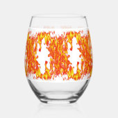 Cinco-de-Mayo-Fiesta Wijnglas Zonder Voet (Achterkant)