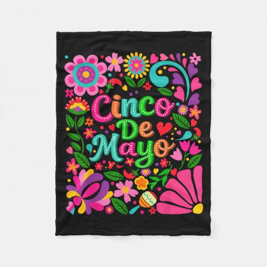 Cinco De Mayo Fleece Deken (Voorkant)
