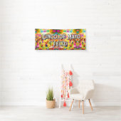 ¡Cinco de Mayo Fleliz! Spandoek (Insitu)