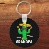 Cinco de Mayo Funny Nacho Gemiddelde opa Sombrero Sleutelhanger (Voorkant)