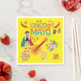 Cinco De Mayo geel Servet