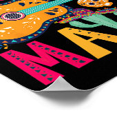 Cinco de Mayo Gitaarfeest Mexicaanse Fiesta Happy  Poster (Hoek)