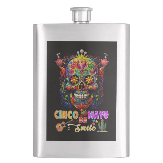 Cinco De Mayo Glimlach Flacon (Voorkant)