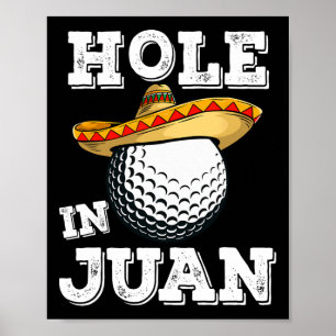 Cinco De Mayo Golf Grappige Uitspraak Golfer Grap Poster