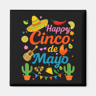 Cinco de mayo grappig Mexicaans feest feestje 5 de Magneet