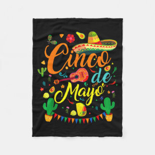 Cinco de Mayo grappig Mexicaans feest feestje 5 me Fleece Deken