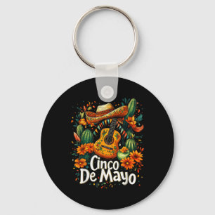 Cinco de Mayo - Grappig Mexicaans Poncho Fiesta fe Sleutelhanger