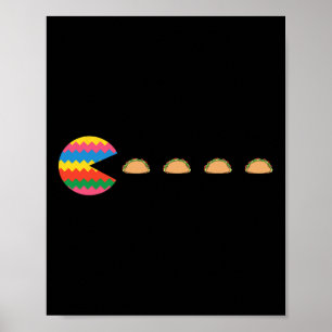 Cinco De Mayo Grappig Videospel Mexicaanse Fiesta Poster