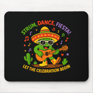Cinco de mayo grappige cactus sombrero tokkel dans muismat