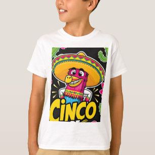 Cinco de Mayo Grappige Ideeën Ik zou die Pinata ra T-shirt