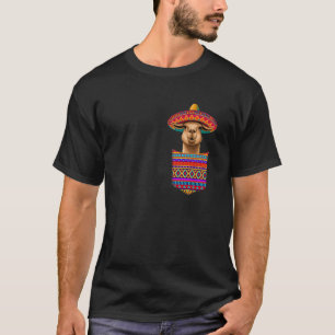 Cinco De Mayo Grappige Lama Die Sombrero Draagt Me T-shirt