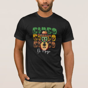 Cinco De Mayo Grappige Mexicaanse Cactus  Gitaar s T-shirt