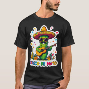 Cinco de mayo grappige Mexicaanse cactus zonnebril T-shirt