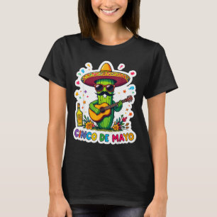 Cinco de mayo grappige Mexicaanse cactus zonnebril T-shirt