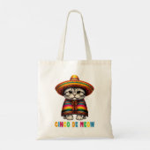Cinco De Mayo Grappige Mexicaanse Kat Sombrero Meo Tote Bag (Achterkant)