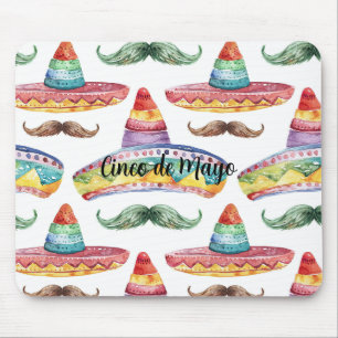 Cinco de Mayo Groen Bruine Snorharen Muismat