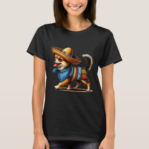Cinco De Mayo Hond Grappig Chihuahua Koel Mexicaan T-shirt