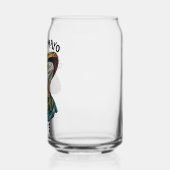 Cinco de Mayo Iguana Dragen Sombrero & Serape Blikvorm Glas (Links)